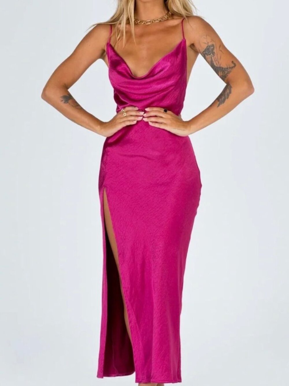 Hello Molly - Walk the Line Midi Dress - NWT